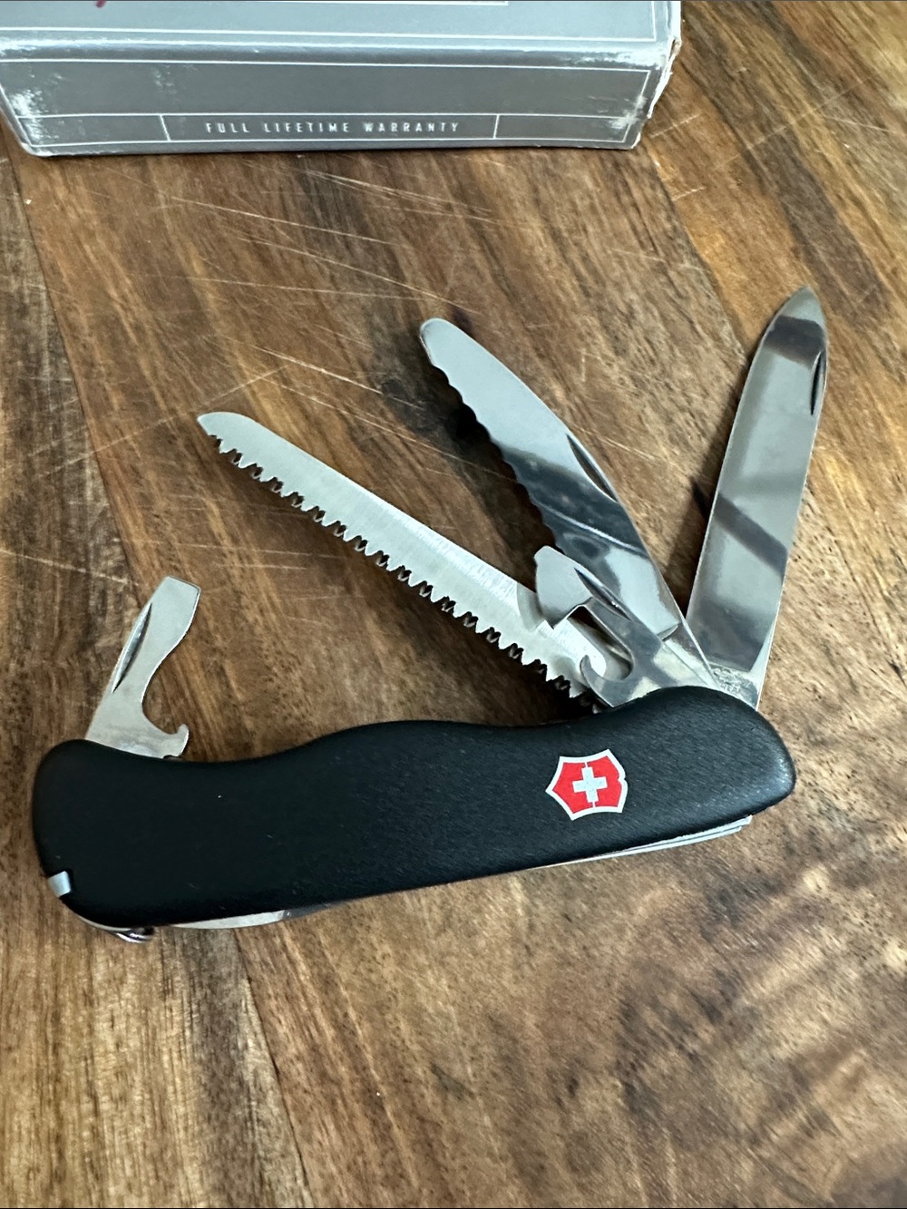 Victorinox Fireman Cyrk Black Swiss Army Knife #54867 With Original Box - Picture 3 of 15